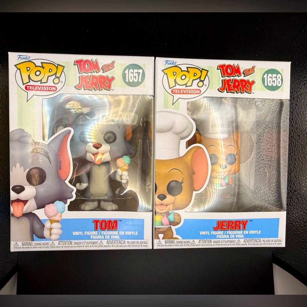 Funko pop TV #1657 & #1658 Tom & Jerry set Brand New